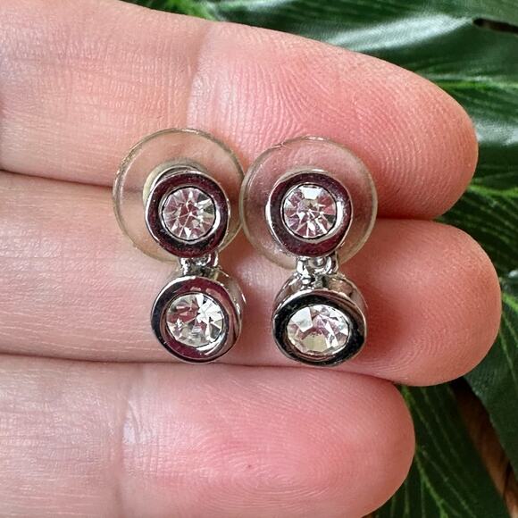 BOGO FREE STACKED CRYSTAL STUD HOLIDAY EARRINGS - Picture 4 of 5